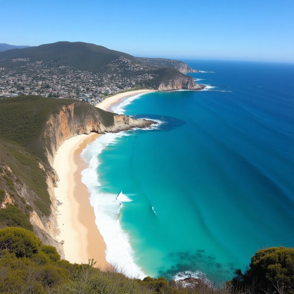 Bondi Beach Aerial View