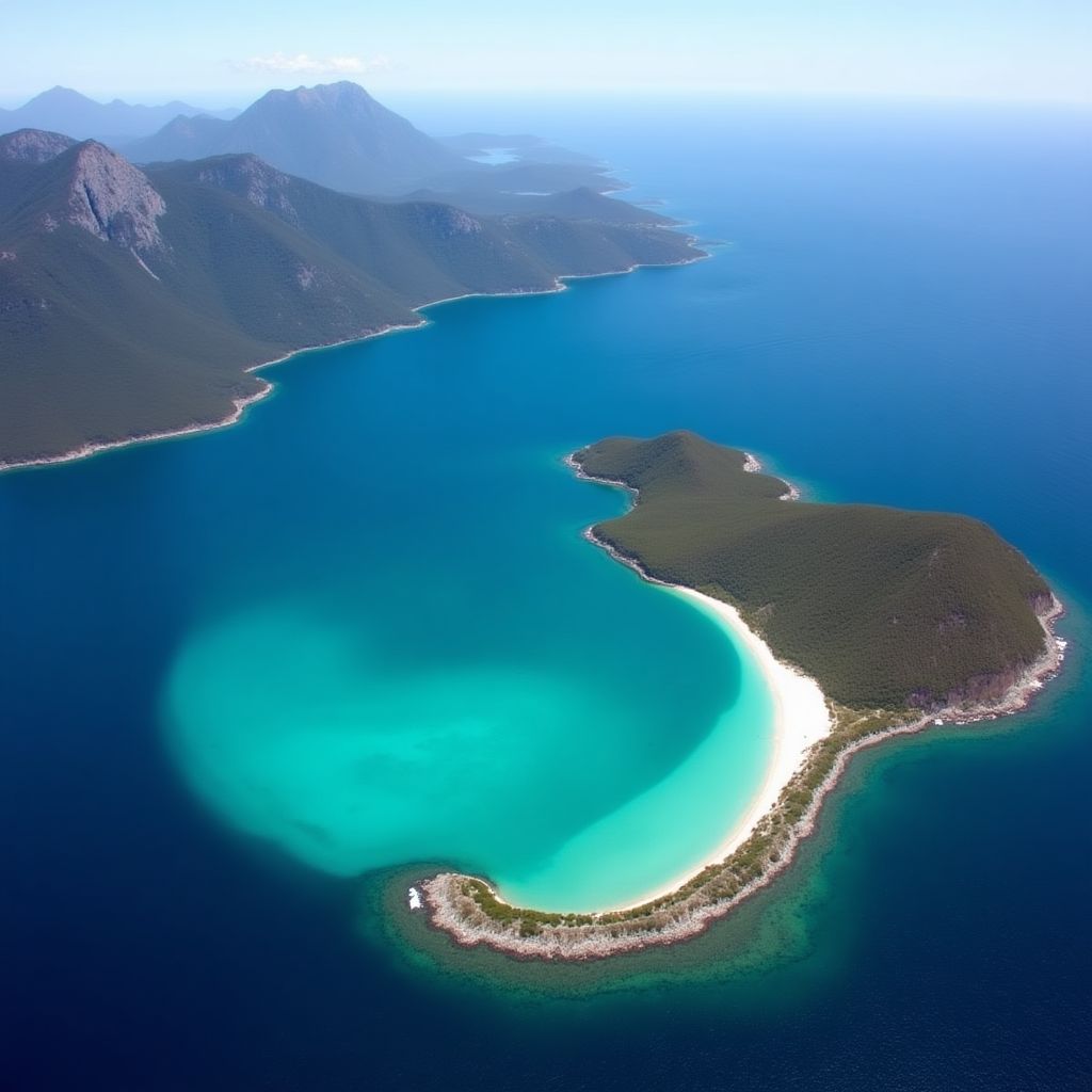 Wineglass Bay in Tasmania
